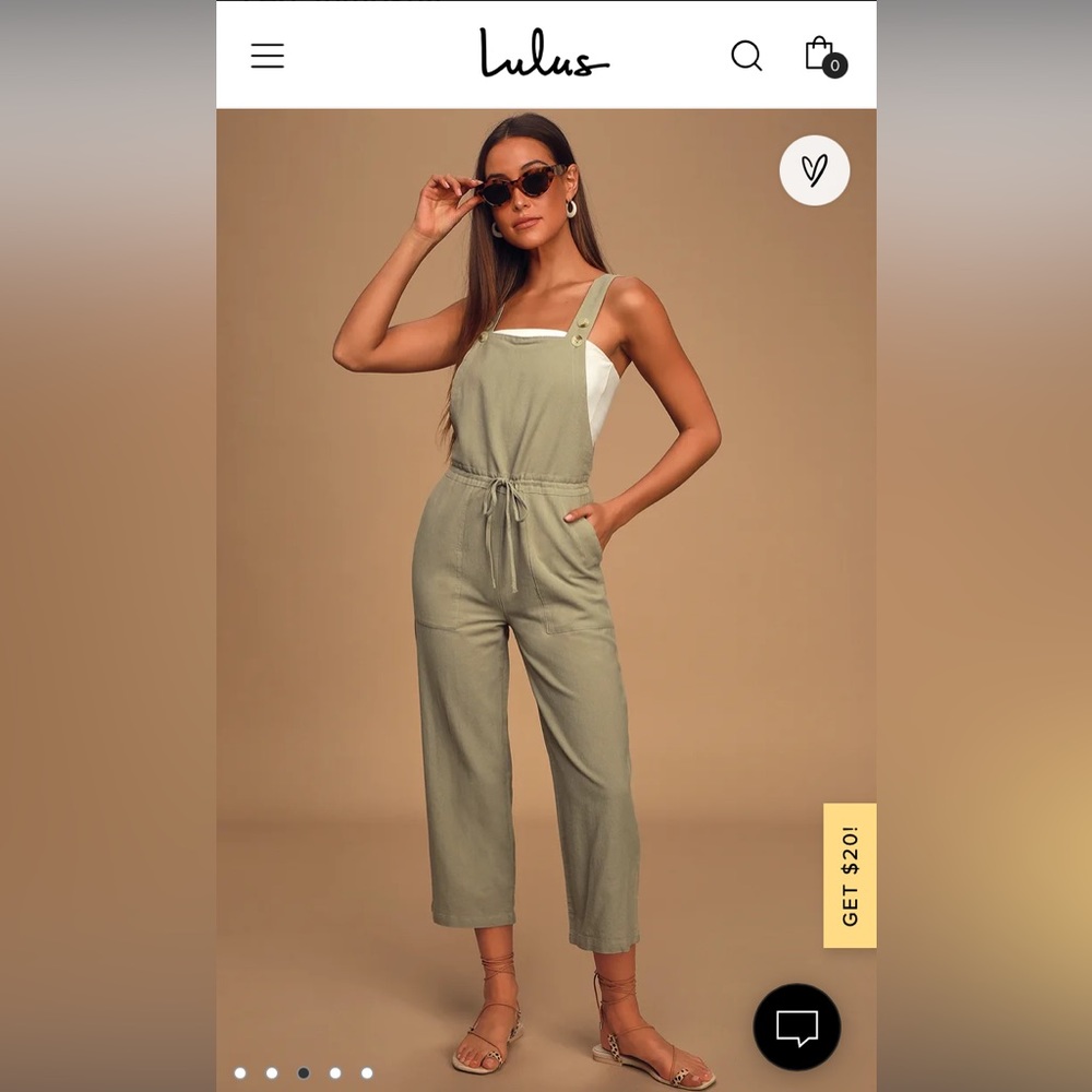 Sage green jumpsuit
